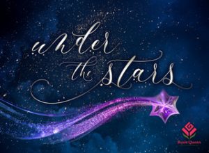 Logo for "Under the Stars," a marching band show by Fannin Musical Productions.
